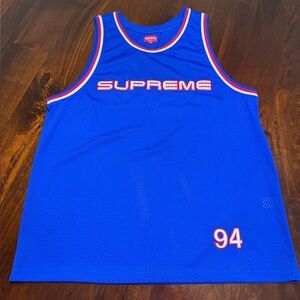 Authentic Supreme Rhinestone basketball Jersey